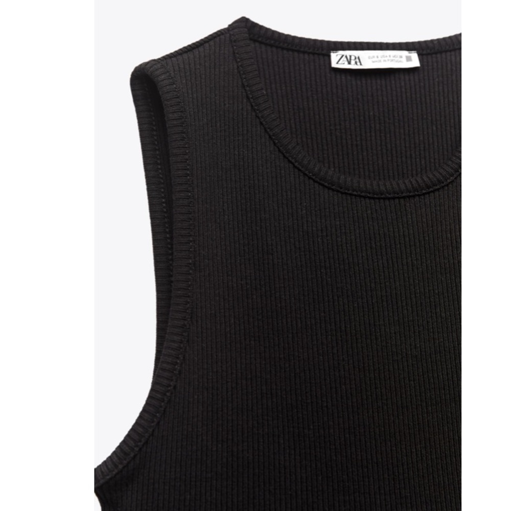 ZARA MIXED MACRAMÉ TOP - Picture 5 of 5